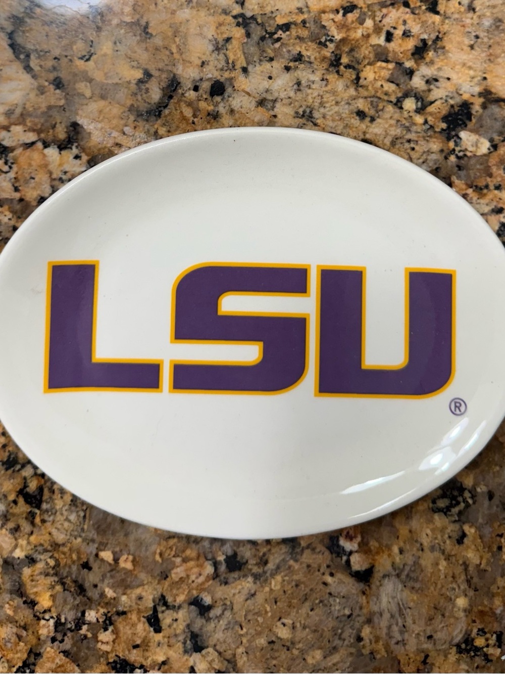 Oval Ceramic jewelry dish